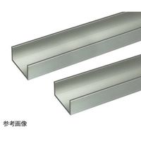 ハイロジック アルミチャンネル 2m 1.5×24×10mm シルバー 2本組 62-4882-58 1組(2本)（直送品）