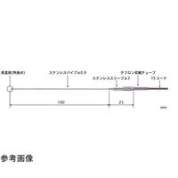 半固形物・液体一般用温度センサ BSシリーズ ー200~300°C スリーブタイプ φ0.9mm BS-91K-010-TS1-ASP 1本（直送品）