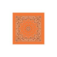 飯塚カンパニー バンダナ CPー63 オレンジ KY6000CP63 1枚 62-7041-44（直送品）