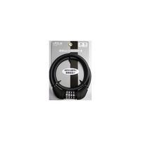 J&C 小型可変ダイヤルワイヤー錠 ブラック JC-059W 1個 64-9543-16（直送品）