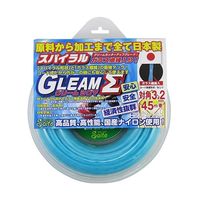 斎藤撚糸 草刈コード スパイラルグリーム 対角3.2mm 63-5452-24 1個（直送品）