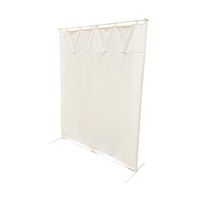 マシュール 連結衝立 140幅 オフホワイト MYRT180-140W 1セット 65-3366-77（直送品）