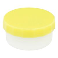 ケーエム化学 プラ壺(深型・未滅菌) 丸底タイプ 11mL 黄 100個入 33026 1箱(100個) 9-1415-06（直送品）