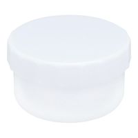 ケーエム化学 プラ壺(深型・未滅菌) 丸底タイプ 22mL 白 100個入 33035 1箱(100個) 9-1416-05（直送品）