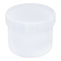 ケーエム化学 プラ壺(深型・未滅菌) 丸底タイプ 33mL 白 50個入 33045 1箱(50個) 9-1417-05（直送品）