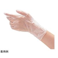 イマムラ esラボグローブビニール Mサイズ 100枚入 ES-04703-02 1箱(100枚) 67-4865-38（直送品）