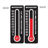 アイピー技研 可逆性温度計ラベル 50ー100°C 1ケース(10枚入) SCA-02 1ケース(10枚) 65-3676-06（直送品）