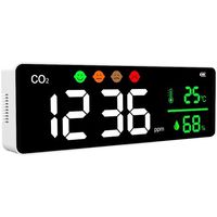 TOMONARI 大型液晶CO2モニター TOMO-CO2-001 1台 64-9109-31（直送品）