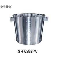 杉山工業 18ー8取手付一体絞りバケツ(目盛付)約10L SH-640B-W 1個 67-2417-74（直送品）