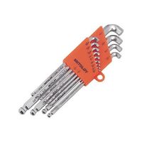 水戸工機 L型ホローレンチボールポイントスタビーロングインチホルダー13本組 HBL1300BS 1セット 62-1910-39（直送品）