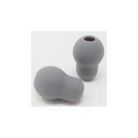 ユーメド貿易 ADソフトプラスイヤーチップ ラージ グレー 2個入 702-10 1袋(2個) 65-1337-06（直送品）