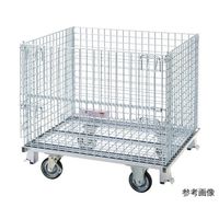 トラスコ中山 TRUSCO ネットパレット車輪付 1200X1000X1000 700kg TNP-5NS 1台 462-4122（直送品） -  アスクル