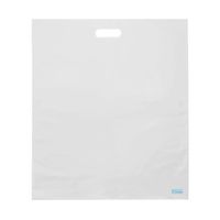 アズワン 梨地ソフトポリ袋 LL ホワイト 50枚入 65-8100-50 1袋(50枚)（直送品）