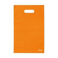 アズワン 梨地ソフトポリ袋 S オレンジ 100枚入 65-8100-34 1袋(100枚)（直送品）