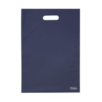 アズワン 梨地ソフトポリ袋 M ネイビー 100枚入 65-8100-41 1袋(100枚)（直送品）