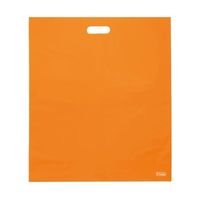 アズワン 梨地ソフトポリ袋 LL オレンジ 50枚入 65-8100-52 1袋(50枚)（直送品）