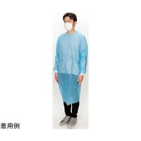 フィフティ・ヴィジョナリー アイソレーションガウン(非防水ーリブ袖)個包装 青 100枚入り FV-IG-013BL 1ケース(100枚)（直送品）