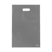 アズワン ポリ袋ハード M グレイ 100枚入 65-8100-67 1袋(100枚)（直送品）