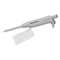 ソコレックス マイクロピペット(アキュラ) 0.5~10μL JCSS校正証明書付 825.001 1本 1-9347-02-24（直送品）