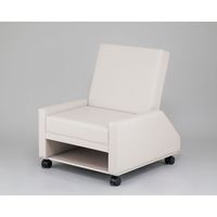 アズワン チェアベッド 730×830×940mm ミルク Chair-W 1個 9-1372-02（直送品）