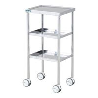 アズワン ステンレスワゴン(3段)600×400×800mm TE-603 1個 9-1310-01（直送品）