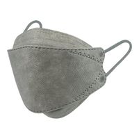 アズワン 口元空間広々マスク ダークグレー 20枚入 7-8543-03 1箱(20枚)（直送品）