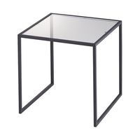 アズワン スチール脚コの字ディスプレイ ブラック 30cm角 68-0588-70 1個（直送品）