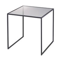 アズワン スチール脚コの字ディスプレイ ブラック 40cm角 68-0588-71 1個（直送品）