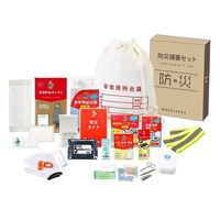 ボウエキ A4ボックス非常用持出袋 25点セット 33210 1セット 68-0587-25（直送品）