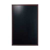 ブラックボード　１枚　木枠 アズワン ブラックボード 90×60cm ブラウン枠 ※マグネット可 68