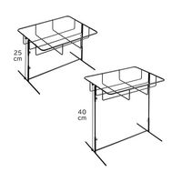アズワン 1段スタンド PP製 角型 バスケット用 68-0588-77 1個（直送品）
