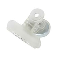 ミツヤ アクアマグクリップ 中 透明 1個×50箱入 AM-01BA-T 1ケース(50個) 68-0720-35（直送品）