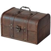 アズワン 木製トランクボックス ブラウン M 68-0949-96 1個（直送品）