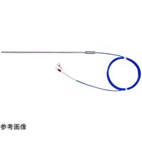 アズワン 耐熱シースK熱電対φ6.4×1000mm Y端子(1260°C) 68-1420-34 1個（直送品）