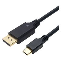 ホーリック USB TypeーC→DisplayPort 変換ケーブル 3m UCDP30-761BB 1本 68-5059-54（直送品）