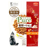 コンボ ピュア キャット チキン味・鶏パウダー仕立て 無添加 国産 200g（小分け2袋）1個 キャットフード