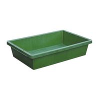藤原産業 緑長 プラスチック製トロ舟 20L 4977292680349 1セット