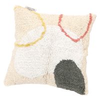 【LAKOLE/ラコレ】 コットンタフトクッションカバー