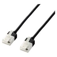 LANケーブル CAT6A スーパースリム 爪折れ防止 10M ブラック ECLD-GPASSTB100 エレコム 1個（直送品）