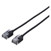 LANケーブル CAT6A スーパースリム 7.0M ブラック ECLD-GPASSBK7 エレコム 1個（直送品）