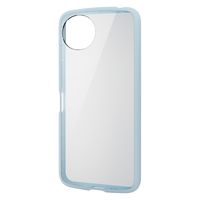 AQUOS wish4 ケース ハイブリッド 軽量 薄型 ストラップホール付 ブルー PM-S241TSLFCBU エレコム 1個