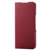 AQUOS wish4 ケース レザー 手帳型 超軽量 薄型 花柄 ディープ