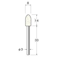 日本精密機械工作 砲弾型フェルトバフ F