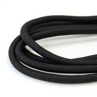 日本紐釦貿易 持ち手用ポリエステルコード 約φ8mm 20m巻 コスモブラック KEC800-1-20M 1セット(1巻20m/2巻セ（直送品）