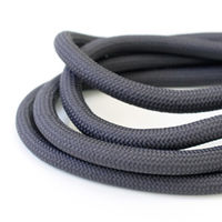 日本紐釦貿易 持ち手用ポリエステルコード 約φ8mm 20m巻 スティールグレー KEC800-2-20M 1セット(1巻20m/2巻セ（直送品）