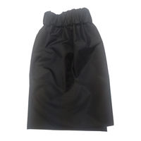 コーコス信岡 撥水ミドル丈袖カバー 黒 3300 1双