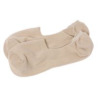 メンズ カラーカバーソックス ベージュ 25～27cm LAKOLE/ラコレ