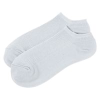 レディース TCゴーストリブソックス ライトグレー 23～25cm LAKOLE/ラコレ