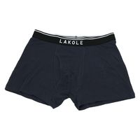 メンズ プレーンロゴボクサーパンツ2 ネイビー M LAKOLE/ラコレ