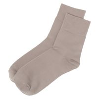 レディース ハイゲージクルーソックス スモーク 23～25cm LAKOLE/ラコレ